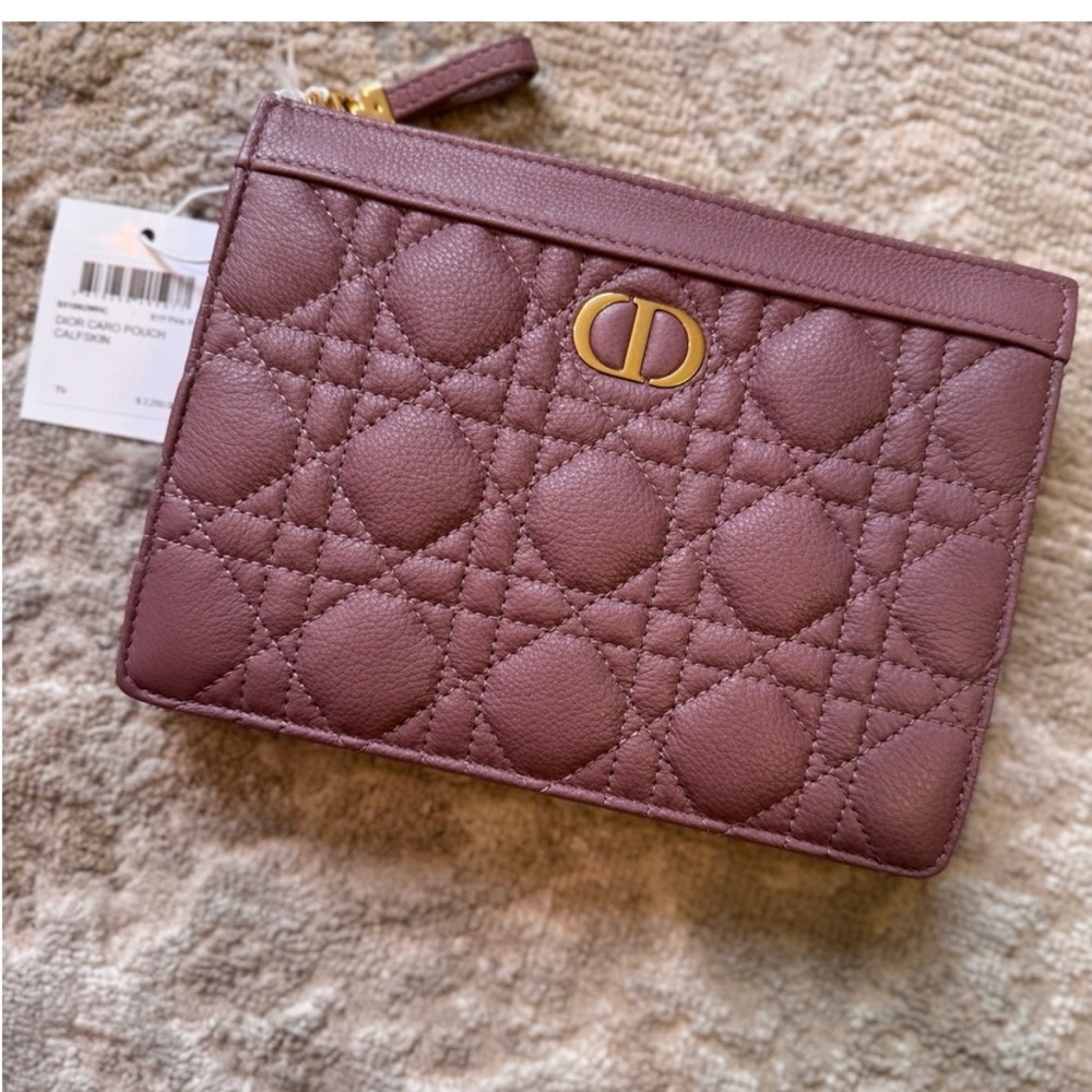 Christian Dior Caro Pouch/Cross Body/WOC Peony Pink - Picture 4 of 14